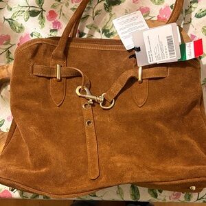 Congac Suede Bag